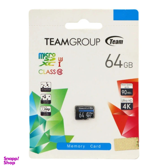 کارت حافظه تیم گروپ مدل MicroSDHC Class 10 Elite ظرفیت 64 گیگابایت
