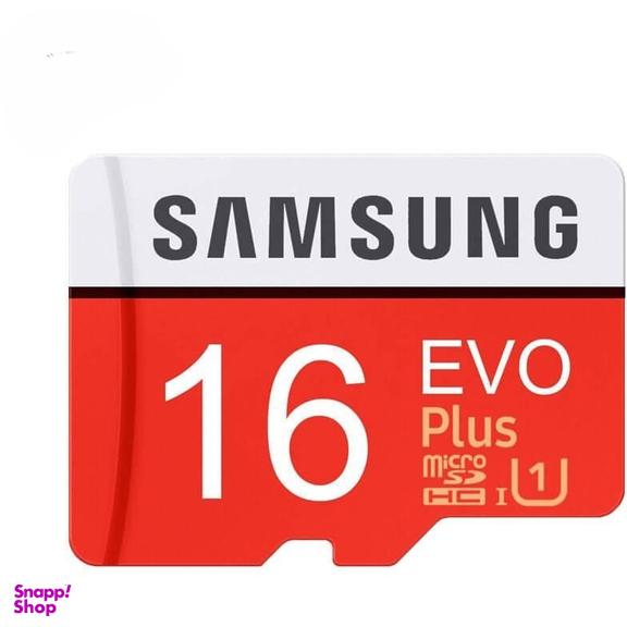 کارت حافظه microSDXC سامسونگ مدل Evo Plus کلاس 10 استاندارد UHS-I U1 سرعت 80MBps همراه با آداپتور SD ظرفیت 16 گیگابایت