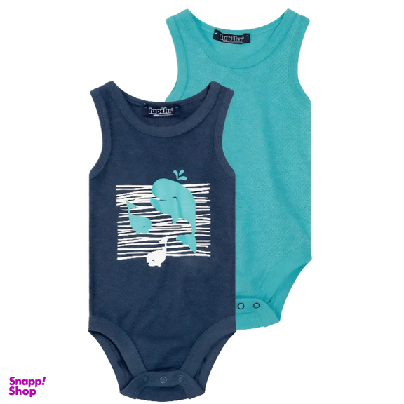 بادی رکابی نوزاد لوپیلو مدل وال مجموعه 2 عددی