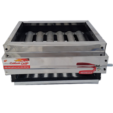 کباب پز گازی استیل مدل 640
