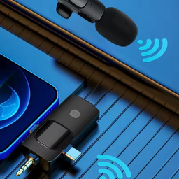 میکروفون یقه ای بی‌سیم مدل K15 بسته ۲ عددی