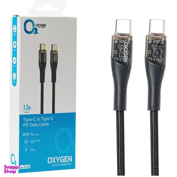 کابل Type-C اکسیژن مدل LX-20 طول 1.2 متر