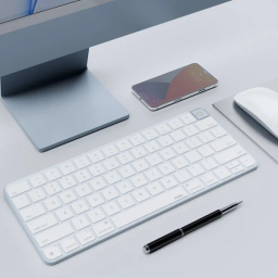 محافظ کیبورد جی سی پال مدل FitSkin Clear مناسب iMac