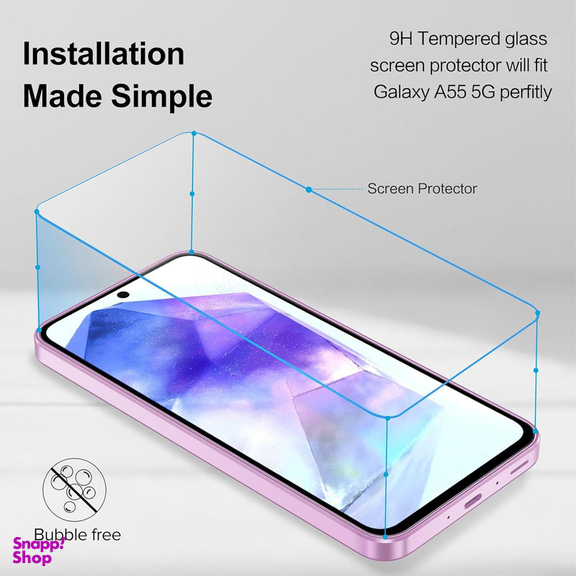 محافظ صفحه نمایش سامورایی مدل ovglass مناسب گوشی موبایل سامسونگ Galaxy A55