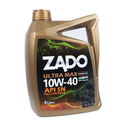روغن موتور خودرو زادو مدل SAE 10W-40-SN حجم 4 لیتر