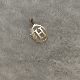 آویز گردنبند طلا 18 عیار زنانه وی وی گلد گالری مدل حروف لاتین H کد va1991