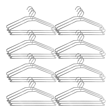 چوب لباسی مدل SPD24 بسته 24 عددی