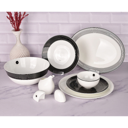سرویس غذاخوری 29 پارچه بی وی کی مدل ROYAL BONE کد 717135