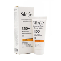 کرم ضد آفتاب سیلوژه مدل +SPF50 مناسب پوست نرمال تا خشک بی رنگ حجم 50 میلی‌ لیتر