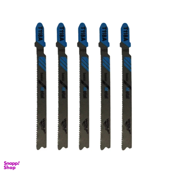 تیغه اره عمودبر ولف مدل YPK-METAL-T118A مجموعه 5 عددی