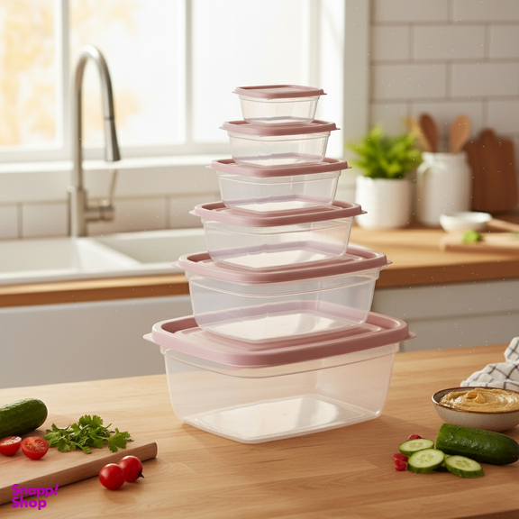 ظروف نگهدارنده 12 پارچه نورینو مدل آیرینا