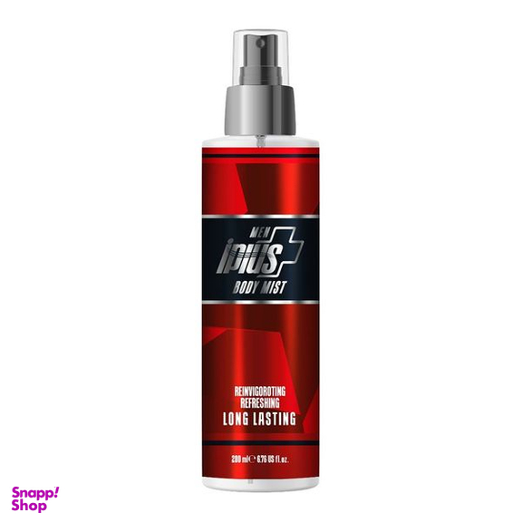 بادی میست مردانه آی پلاس مدل BlackRed حجم 200 میلی لیتر