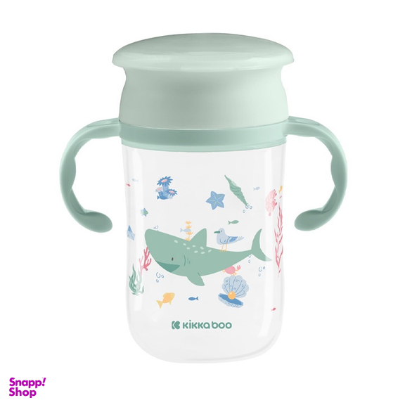 لیوان 360 درجه کیکابو مدل Deep sea طرح کوسه