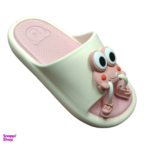 دمپایی زنانه زیتون مدل فراگ کد 145229 نصر رنگ صورتی