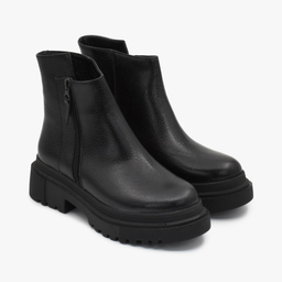 نیم بوت زنانه چرم تهران کد 615