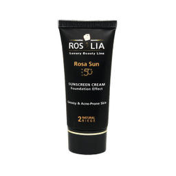کرم ضد آفتاب رنگی رزالیا SPF 50 مدل 2 ‌مناسب پوست‌ های چرب و مختلط حجم 40 میلی‌ لیتر