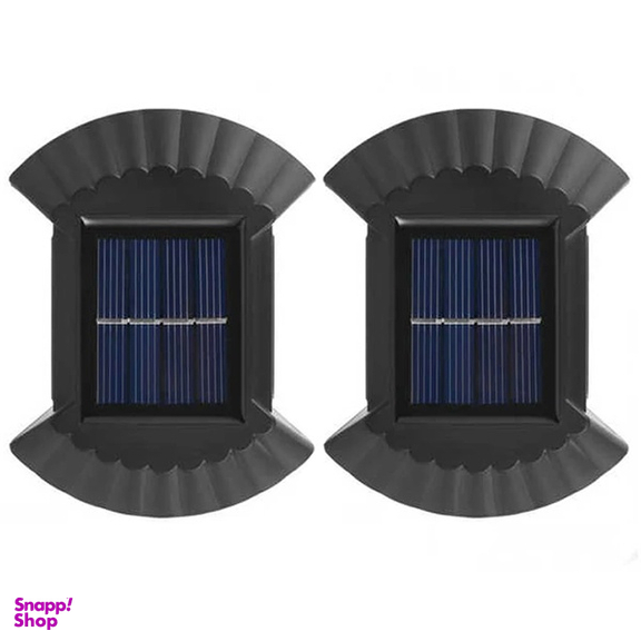 چراغ دیواری خورشیدی مدل دوطرفه پازلی بسته 6 عددی