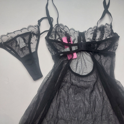 لباس خواب زنانه برتا کد 2200B رنگ مشکی