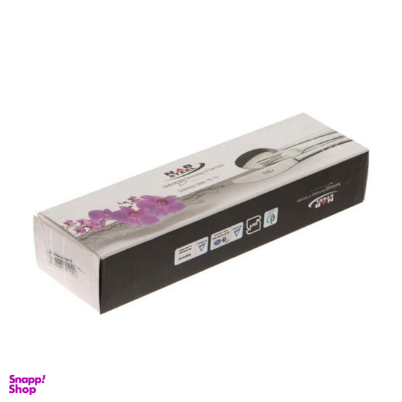 قاشق مربا خوری ناب استیل مدل فلورانس بسته 6 عددی