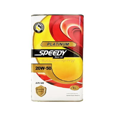 روغن موتور اسپیدی مدل پلاتینیوم 20W50 SM حجم 4 لیتر
