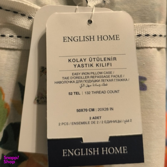 روبالشی انگلیش هوم مدل KOLAY بسته 2 عددی