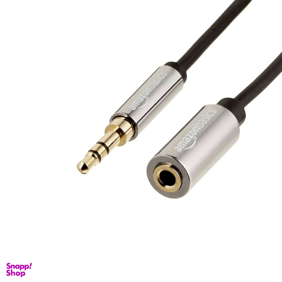 کابل افزایش طول AUX Jack 3.5mm آمازون بیسیکس مدل AM-1.83 طول 1.83 متر