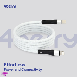 کابل تبدیل Type-C به Lightning فوربری مدل Magnetic KS-CL01-20W طول 1 متر