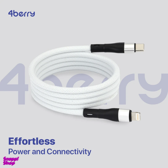 کابل تبدیل Type-C به Lightning فوربری مدل Magnetic KS-CL01-20W طول 1 متر