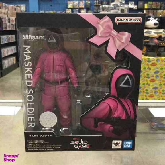 اکشن فیگور بندای مدل اسکوید گیم طرح Squid Game Mask Soldier