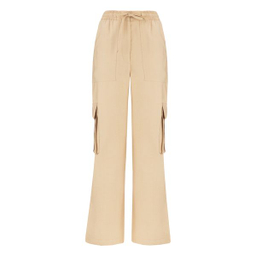 شلوار زنانه سرژه مدل  چهار جیب 208329 رنگ کرم