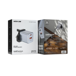 شارژر دیواری 35 وات گرین لاین مدل GaN Premium 35W