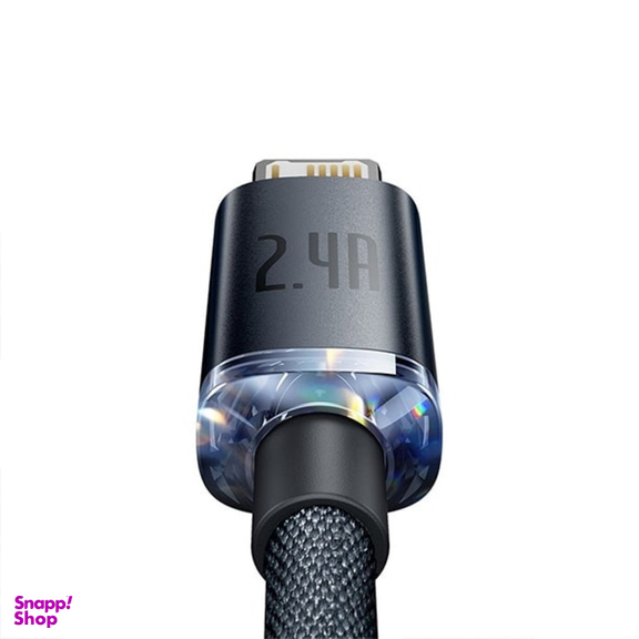 کابل شارژ لایتنینگ بیسوس مدل CAJY000001 Crystal Shine طول 1.2 متر