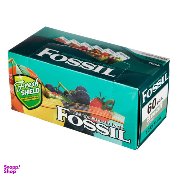 زیپ کیپ فسیل کد 076 سایز 15×10 سانتی متر بسته 60 عددی