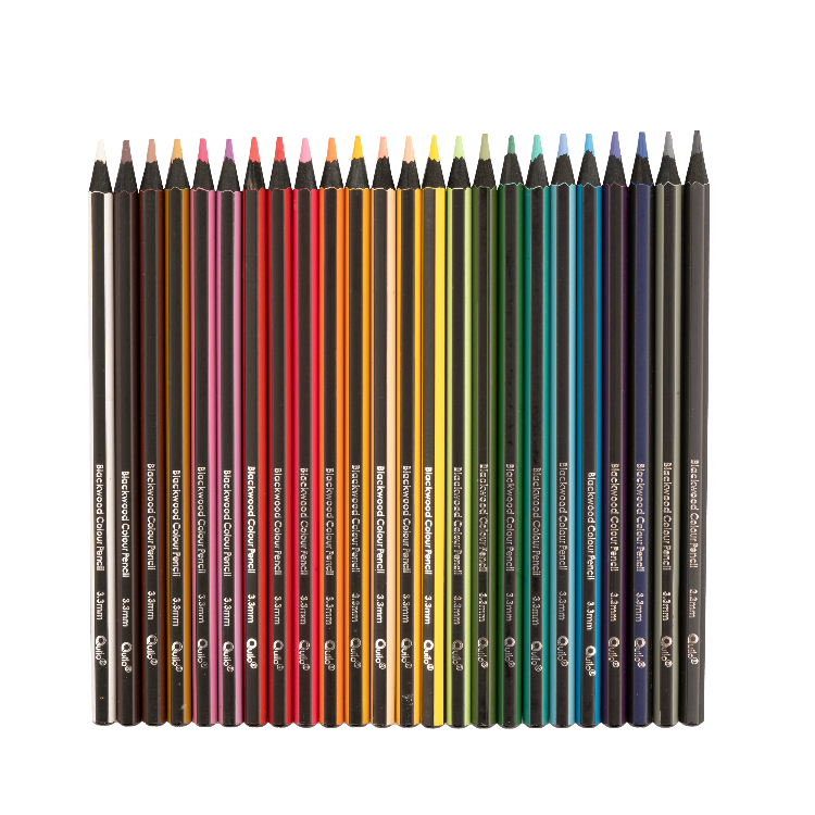 مداد رنگی 24 رنگ کوییلو مدل بلک وود کد 900