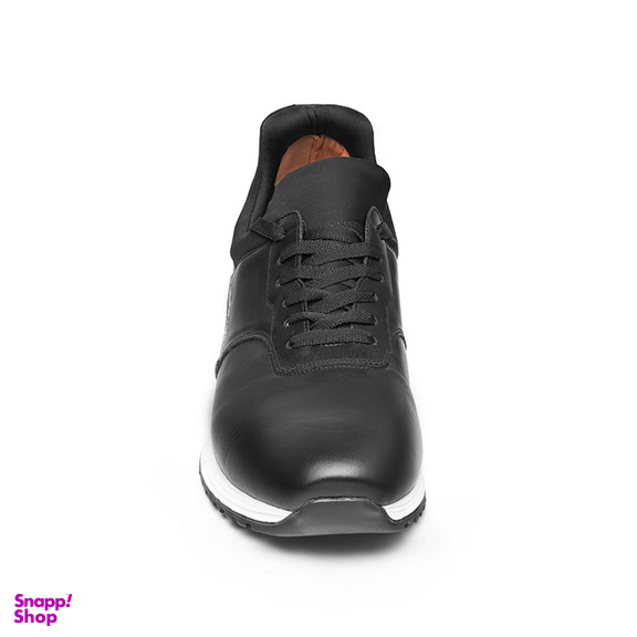 کفش اسپرت مردانه نوین چرم مدل 9806 MS3194 رنگ مشکی