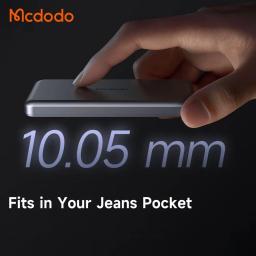 پاوربانک مغناطیسی 20 وات مک دودو مدل Metal Ultra-Thin ظرفیت 5000 میلی آمپر