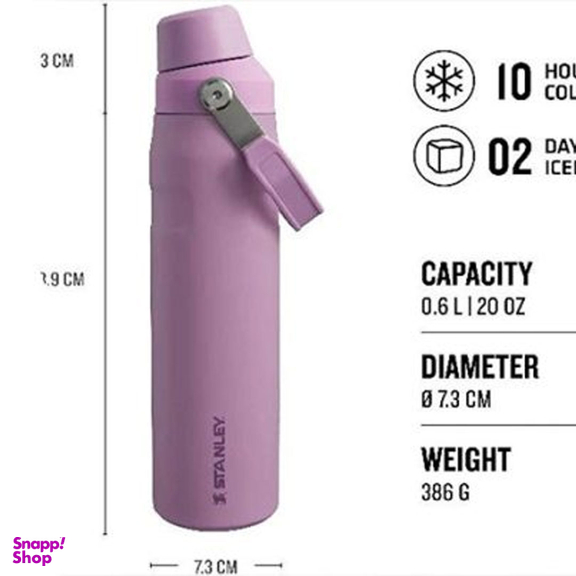 قمقمه آب استنلی مدل Ice Flow Fast Flow Bottle گنجایش 600 میلی‌ لیتر