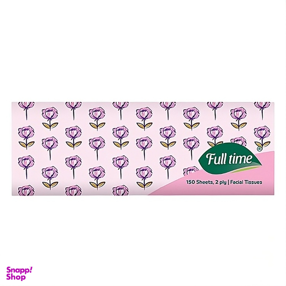 دستمال کاغذی 2 لایه فول تایم مدل مینیاتور بسته 150 برگ