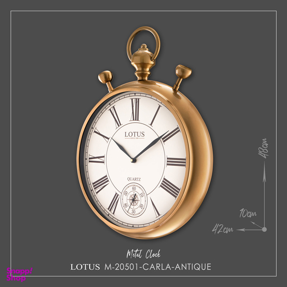 ساعت دیواری لوتوس مدل 20501 CARLA-GL