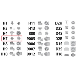 لامپ خودرو مونلایت مدل 55W پایه H7