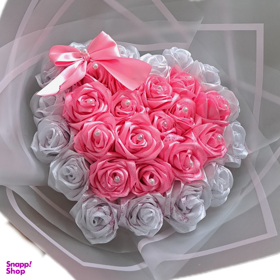 دسته گل رز عروس مدل مبینا