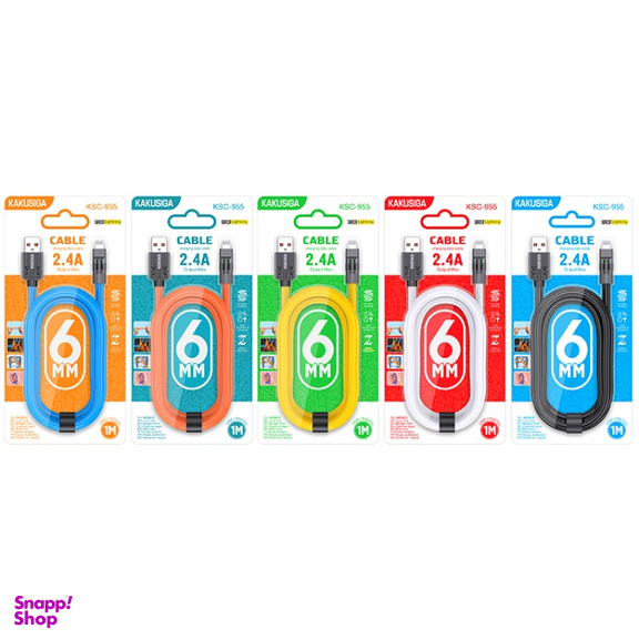 کابل شارژ USB به Lightning کاکوسیگا مدل KSC-955 طول ۱ متر