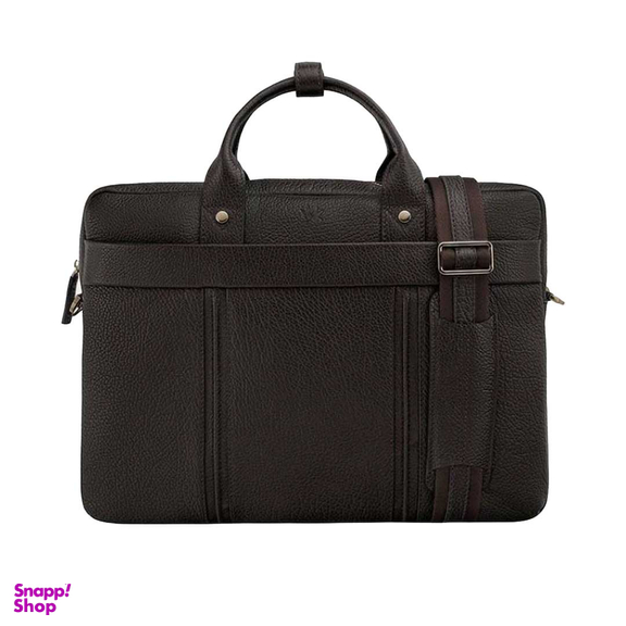 کیف اداری مردانه نوین چرم مدل دو دسته هاوری کد Fd- BE4817