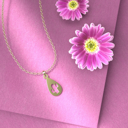 گردنبند طلا 18 عیار زنانه مدوپد مدل کاکتوس کد PP2-1-1190