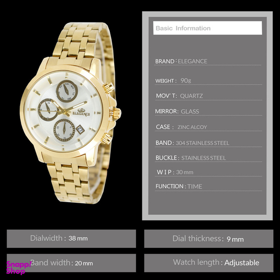 ساعت مچی عقربه ای زنانه الگانس مدل EZTS8080