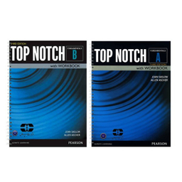 کتاب Top Notch 3rd Fundamentals اثر Joan Saslow and Allen Ascher انتشارات سپاهان مجموعه 2 جلدی به همراه سی دی