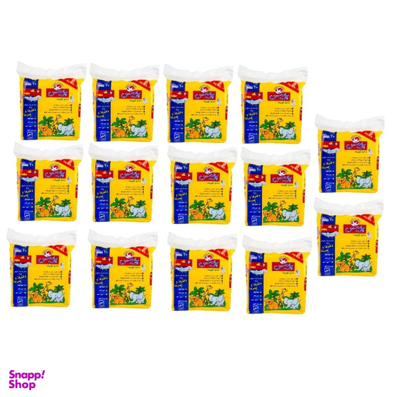 پوشک کودک پرمیس سایز کوچک مجموعه 14 بسته 20 عددی