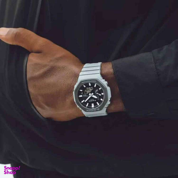 ساعت مچی دیجیتال مردانه کاسیو مدل GA-B2100LUU-8ADR رنگ طوسی