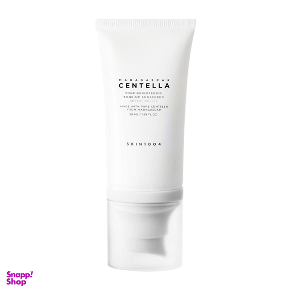 ضد آفتاب اسکین 1004 مدل سنتلا تون آپ بدون رنگ حجم 50 میلی لیتر