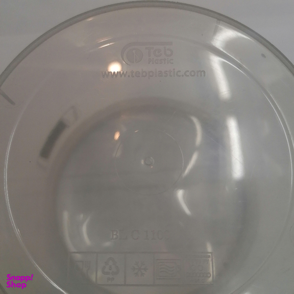 ظرف یکبار مصرف طب پلاستیک مدل 750 کد 67/987 بسته 6 عددی